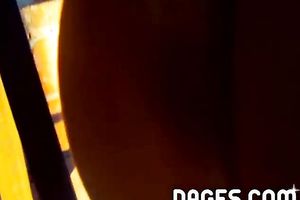 Naughty and marvelous horny white wife enjoys outdoors and engulfing knob