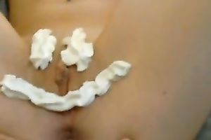 My marvelous college girlfriend is treated with creamy pussy