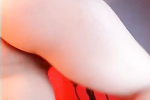 Big and natural saggy boobies of a sexy white webcam white bitch