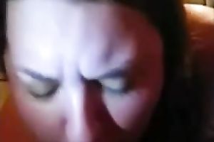 Fat and wicked white neighbour blowing cock on POV episode