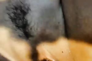 I cook dinner and masturbate with fingers at the kitchen