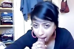 Sluttish legal age teenager playgirl gives me head in my room on POV movie