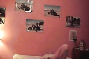 Kinky non-professional all natural nympho with saggy love muffins masturbates herself