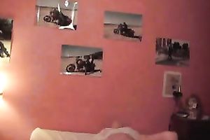 Kinky non-professional all natural nympho with saggy love muffins masturbates herself