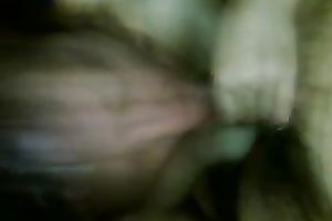 Amateur black haired harlot got completely into engulfing my buddy's unbending prick