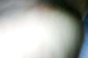 Amateur black haired harlot got completely into engulfing my buddy's unbending prick