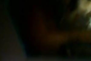 Amateur black haired harlot got completely into engulfing my buddy's unbending prick