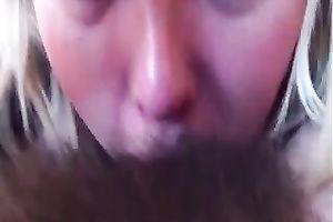 Chubby pierced golden-haired enjoys working on my prick in POV episode