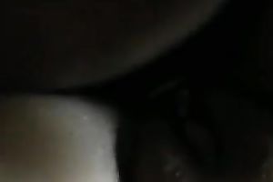 Plump legs of my white whore are widen and her cum-hole welcomes my penis