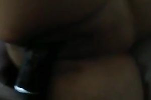 Plump legs of my white whore are widen and her cum-hole welcomes my penis