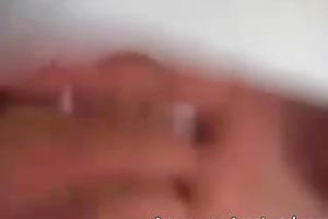 My Puerto Rican golddigger slut fascinating me on the bed