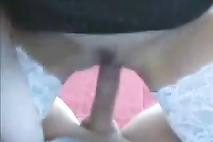 My paramour turns me on with her a-hole and takes a ride on my weenie