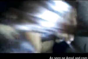 Dirty college honey gives head and receives thirsty for cum