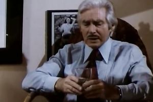 Filthy and hot floozy in hawt suit punishes an old stud