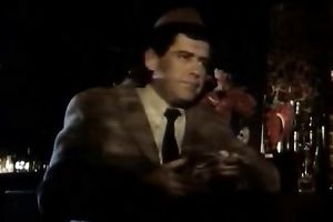 Filthy and hot floozy in hawt suit punishes an old stud