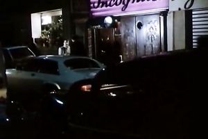 Filthy and hot floozy in hawt suit punishes an old stud