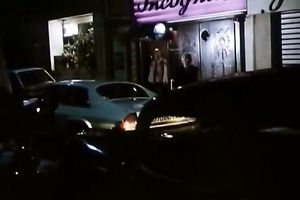 Filthy and hot floozy in hawt suit punishes an old stud