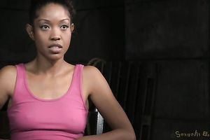 Cute and juvenile ebon white women with large face hole in epic mouthbang