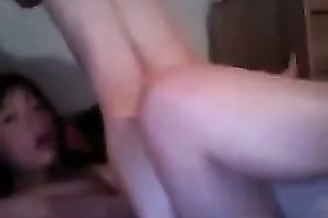 My small Asian college girlfriend gives me head on livecam