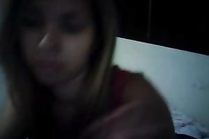 Kinky light dyed haired hawt chick works for my ally on cam