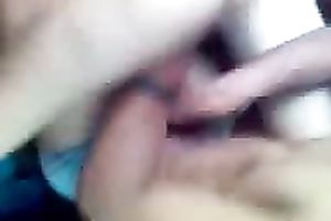 Kinky allies from college fuck impure in a car on a back seat