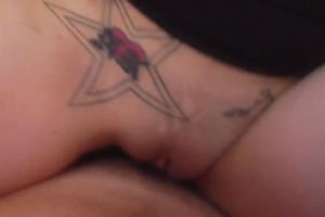 Naughty and restless white horny white wife enjoys beefy schlong on cam