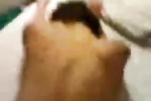 Dark haired lewd non-professional brunette hair was riding unyielding shlong on livecam