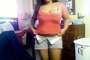 Awesome playful and eye catching webcam nympho undressed her large pointer sisters