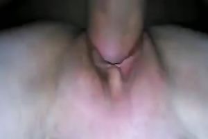 Shoving my hard cock in her cookie balls dip on our closeup episode