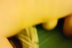 Chubby a bit slothful cowgirl of my buddy wanted to ride his rock hard 10-Pounder