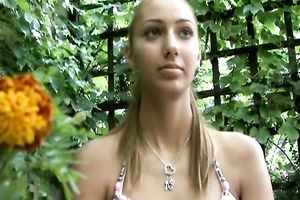 Palatable blondie sucks my huge rod like a insane doxy in POV