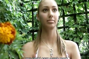 Palatable blondie sucks my huge rod like a insane doxy in POV