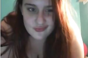 Red haired corpulent livecam nympho naked me her indeed priceless large billibongs