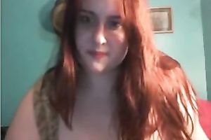 Red haired corpulent livecam nympho naked me her indeed priceless large billibongs