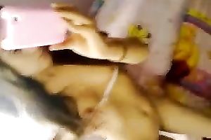 Angelic legal age teenager beauties rubbing her bawdy cleft with fingers and fake penis on webcam with me