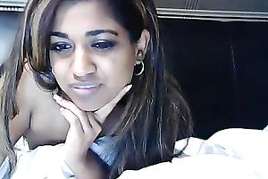 Cute and sexy web camera Indian black cock slut lies and positions for my buddy