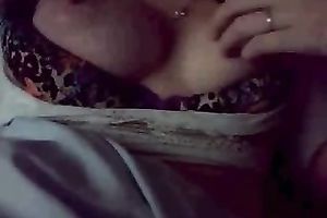 Playing with my billibongs during the time that on phone sex with by BF