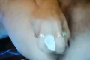 Mature UK whorable slutty wife worked on her soaked pussy on livecam