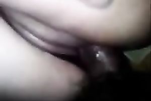 My breathtaking wifey receives her phat drooling cooch team-fucked