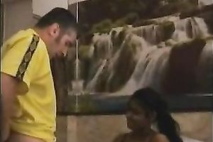 That white chap is so eager to fuck that Indian vagina