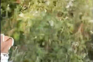 Saucy blond farmgirls masturbates with vegetables