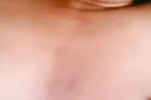 Lewd looking quite used dark brown Married slut got nailed missionary