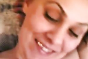 Lewd looking quite used dark brown Married slut got nailed missionary