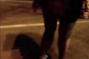 big beautiful woman mature horny white wife feels sassy in her stockings and high heels outdoors