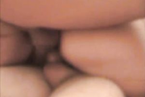 Naughty brunette hair non-professional skank tried real double penetration