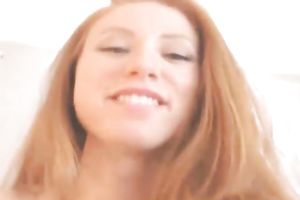 Red haired nice-looking cam playgirl with valuable marangos was using some toys