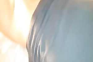 Blond haired lusty and inactive blond white women of my neighbour gives him head