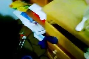 Kinky non-professional dark brown receives busy with engulfing my buddy's dong