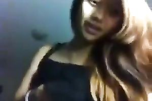 Cute all natural Asian girlie demonstrated me her taut ravishing bumpers