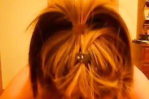 Chunky excited aged wife with my knob in her face hole